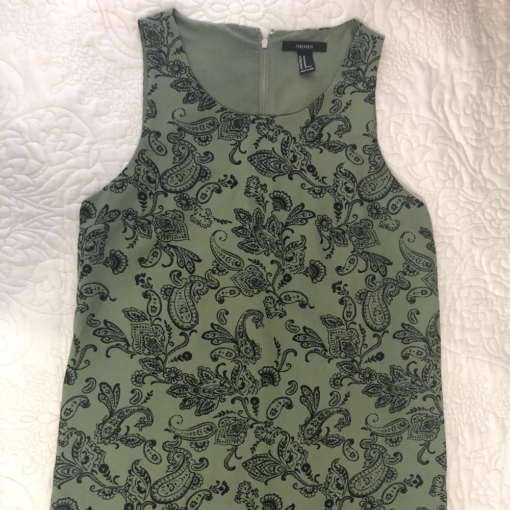 Olive green dress